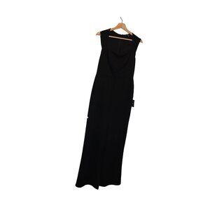 NWT Lulus Womens Black Sleeveless Jumpsuit Size L